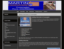 Tablet Screenshot of martinhardware.co.uk